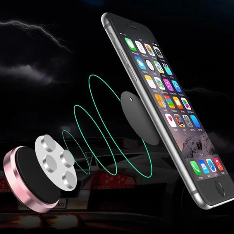 Super Magnetic Car Phone Holder - Universal Dashboard Mount for iPhone & Huawei Devices