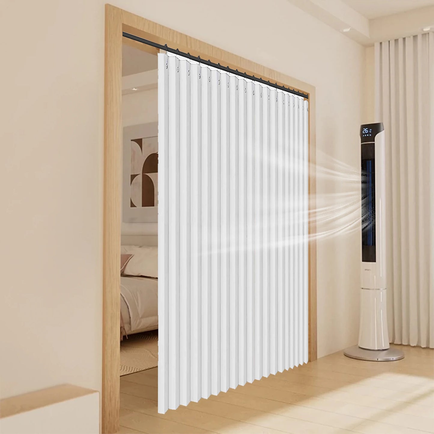 Extra Large Blackout Waterproof Curtain – Thermal Insulated Sliding Door & Shower Drapes for Living Room & Bedroom