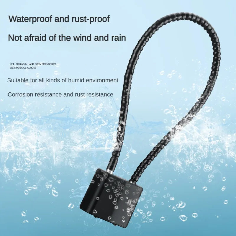 Safety Anti-Theft Hardened Steel Cable Lock – 20/28/38cm Portable Padlock for Guns, Lockers & Outdoor Security