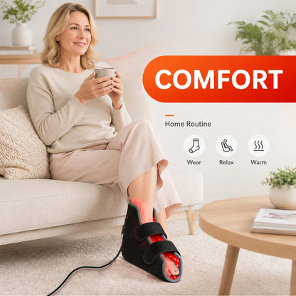120LED Red Light Therapy Belt - 660nm Red Light & 850nm NIR Phototherapy Wrap for Ankle & Joint Care