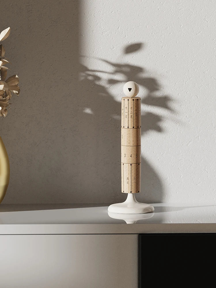 Rotatable Tree Wheel Calendar - Decorative Home Desk Calendar