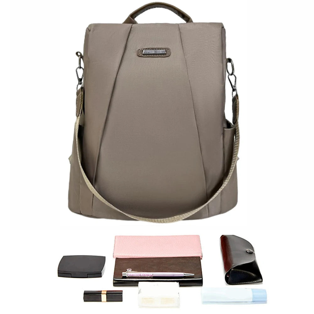 Fashionable Large Capacity Travel Backpack with Anti-Theft Features - MW