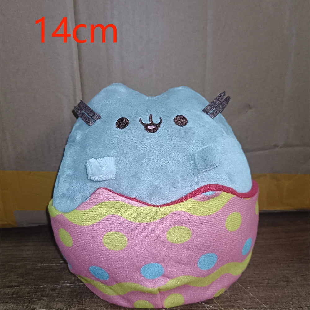 Kawaii Angel Cat Plush Toy - Cute Donut, Unicorn, Potato Chip, Ice Cream, and Pizza Stuffed Animal Doll for Children’s Gifts