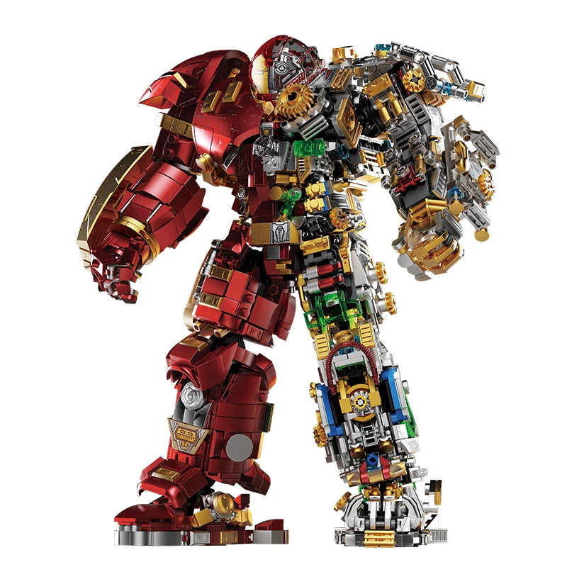 2700+PCS Iron Heroes Building Blocks Set – Action Figure Mech Buster DIY Brick Collectible Model Kit for Kids, Boys & Adult Toy Gift Set