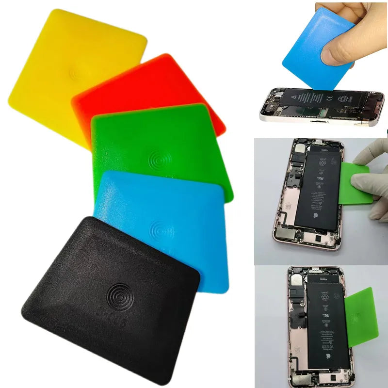 5PCS Plastic Pry Cards – Anti-Static LCD Screen & Battery Disassembly Tools for Phone Repair
