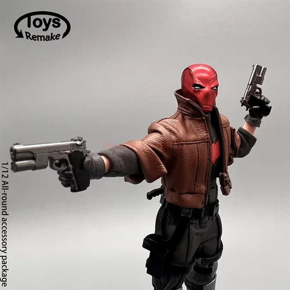 ToysRemake TRD001 1/12 Red Hood Action Figure — 6" Movable Detective Comics Anime Mini Head Sculpt Collectible Full Set