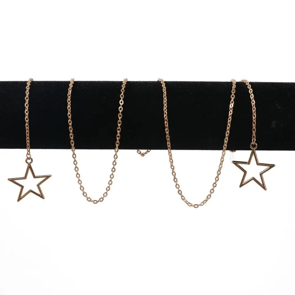 New Fashion Women's Eyeglass Chain - Hollow Star & Pearl Beaded Lanyard for Sunglasses & Reading Glasses, Neck Strap Holder