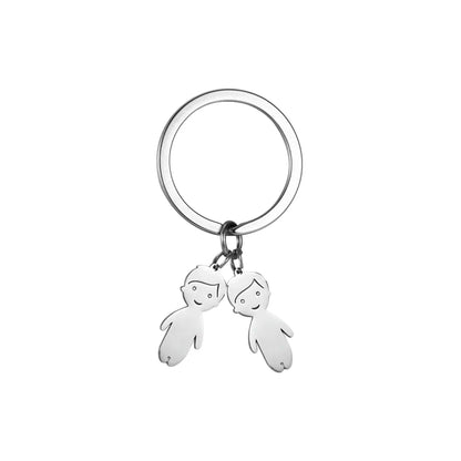 Personalized Kids & Family Keychain – Custom Name Key Chain for Mother’s Day, Couples, Boys, Girls, Pets, Mom, Dad, Baby Gift