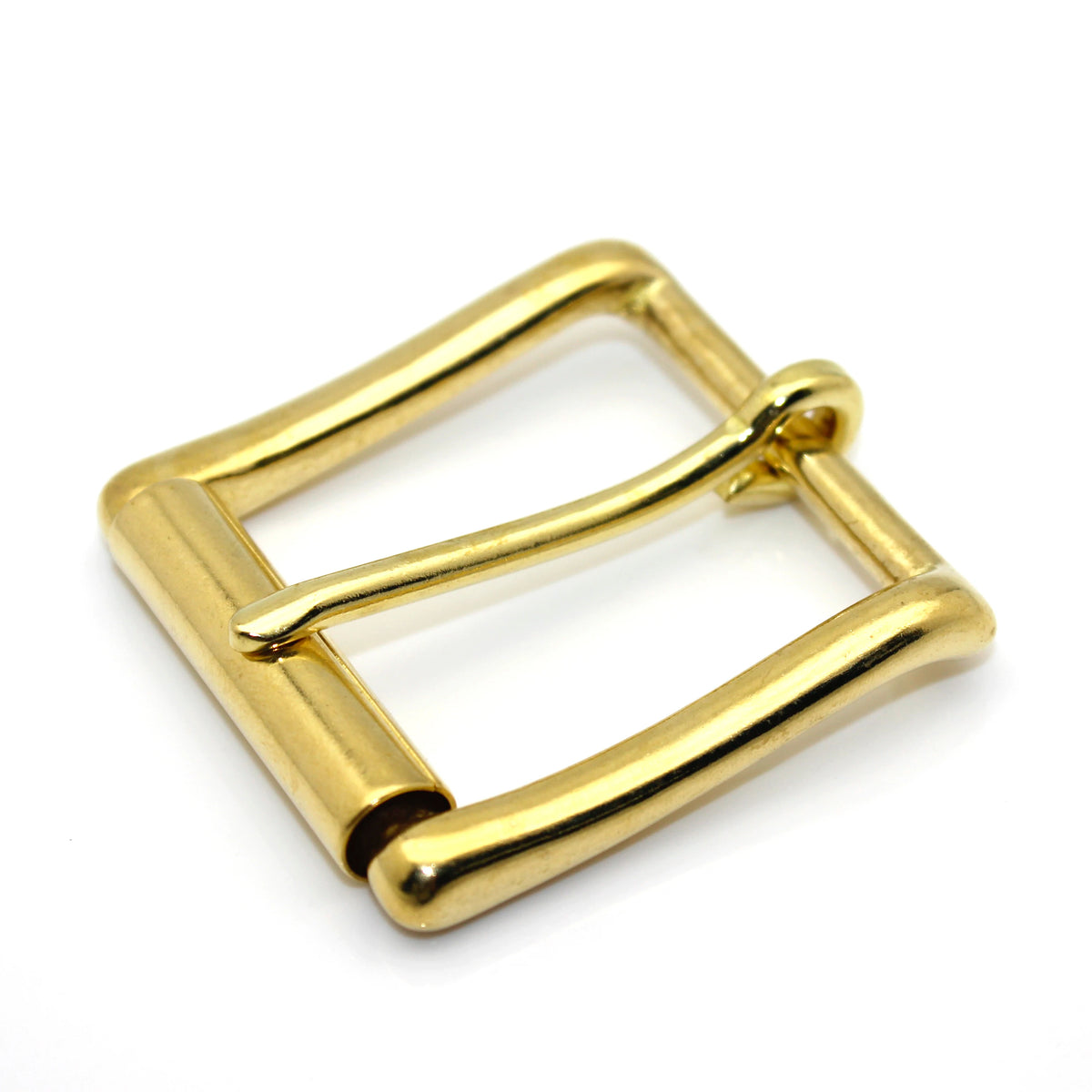 Brass Roller Belt Buckle – Adjustable Pin Buckle for Leather Belts, Bag Straps, DIY Crafts, and Accessories