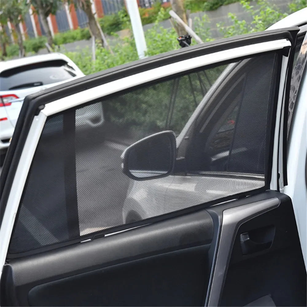 Custom Magnetic Car Window Sunshade for Toyota RAV4 XA50 2018-2023 - 5th Gen SUV Mesh Curtain for Front Windshield