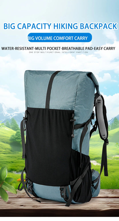 40L Outdoor Hiking Backpack – Waterproof Camping & Climbing Bag, Large Capacity Travel Backpack for Men & Women (2024 New)