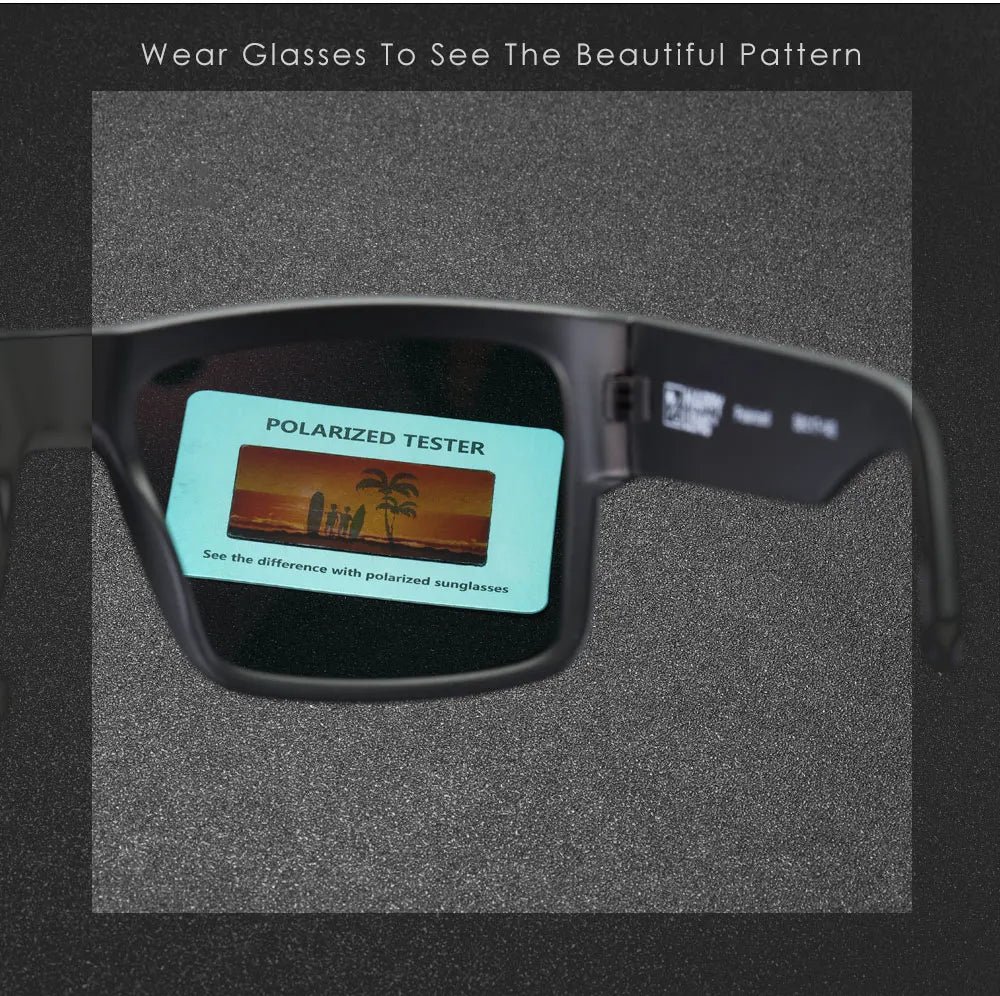 CYRUS Polarized Square Sunglasses — Classic Fashion Sport Driving Shades for Men & Women with Logo