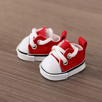 Labubu Doll Shoes for 15/17cm Cotton Dolls — Casual Sports Canvas & Martin Boots, Accessories for Labubu Outfits