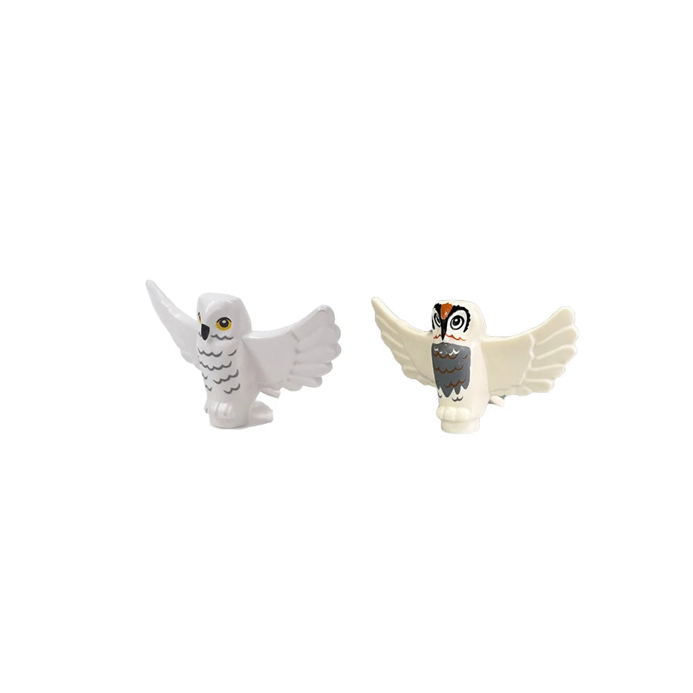 MOC Animal Scene Building Blocks – Zoo & Wildlife DIY Toy Bricks with Ducks, Cats, Dogs, Penguins, Eagles, Wolves, Bears, Deer, Sharks, Snakes, Mice, Sheep (K055)