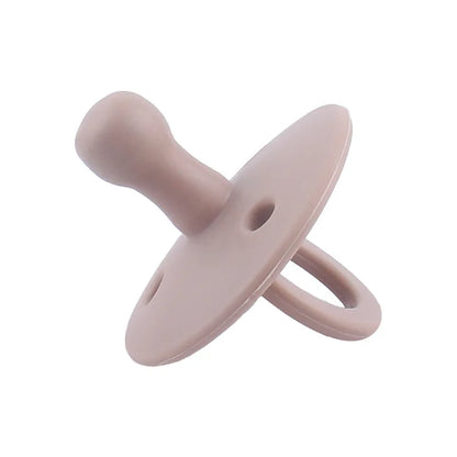 Baby Silicone Pacifier – Soft BPA-Free Soother Nipple for Newborns with Teether Toy & Nursing Pacifier Chain Pendant