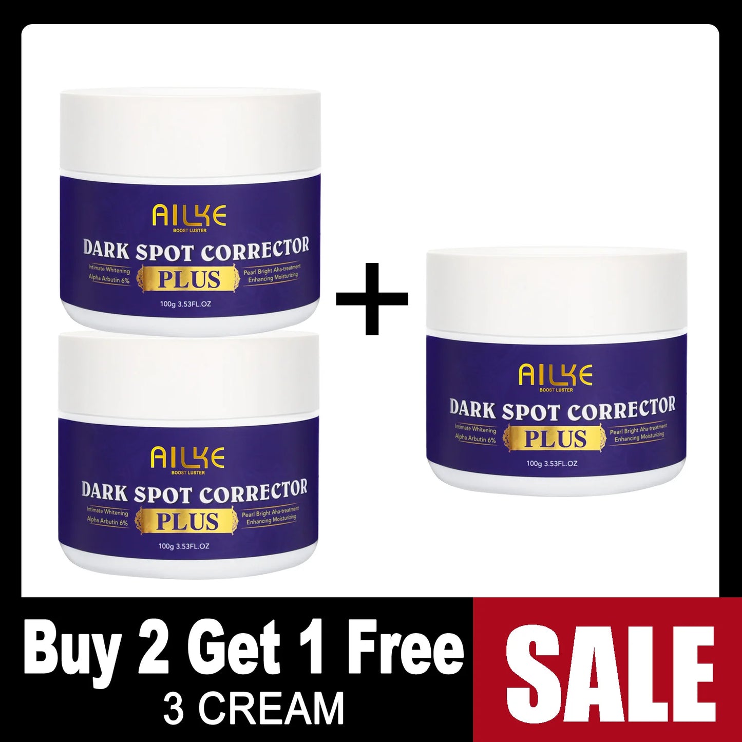 AILKE Glutathione Lightening Body Lotion – Moisturizing & Hydrating for Even Skin Tone and Dark Spot Improvement