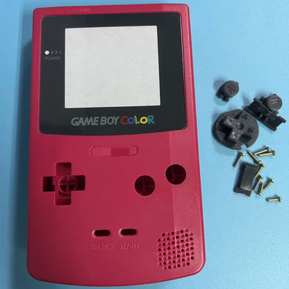 Game Boy Color Replacement Shell - Limited Edition Luminous Housing Case & Accessories