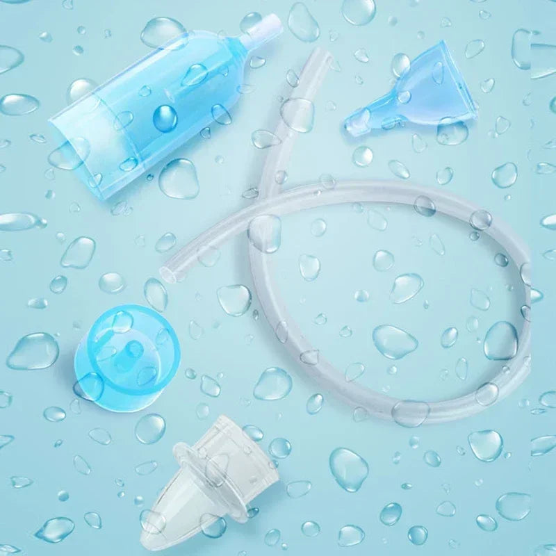 Soft Baby Nasal Aspirator - Gentle Suction Nose Cleaner and Mucus Removal Tool for Newborns and Infants