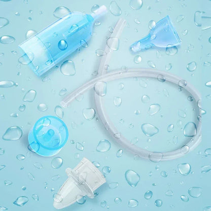 Soft Baby Nasal Aspirator - Gentle Suction Nose Cleaner and Mucus Removal Tool for Newborns and Infants