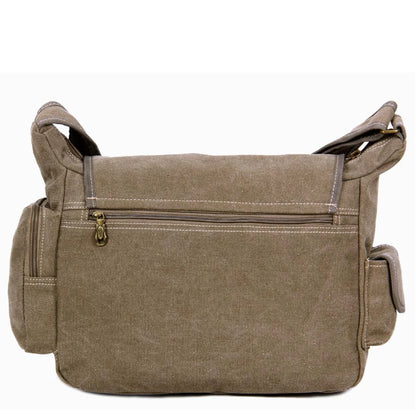 Men’s Vintage Canvas Crossbody Messenger Bag – Casual Travel Shoulder Bag, High-Quality Everyday Use