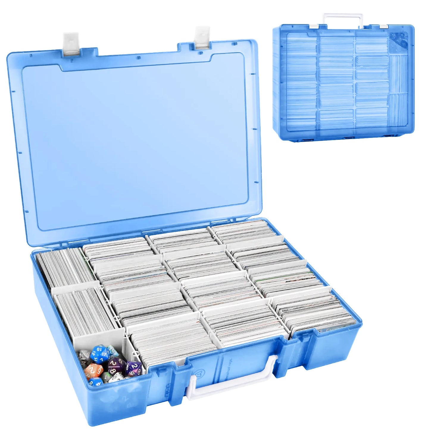 2300+ Trading Card Storage Box – Playing Card Case Organizer for PM TCG, Yu-Gi-Oh, CAH & Phase 10