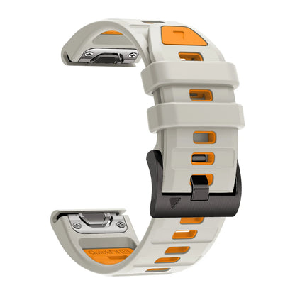 Fenix7 QuickFit Silicone Watch Strap 22mm–26mm – Replacement Band for Garmin Fenix 5/5X/6/6X/7/7X/8, Epix Pro, Enduro 2/3