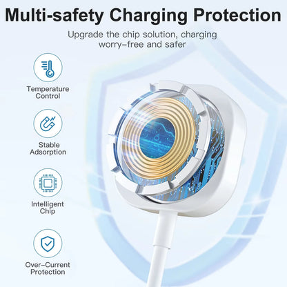 Apple Watch Magnetic USB Charger Cable - Portable Wireless Charging for Apple Watch Series 2–11, SE, SE 2 and Ultra Models