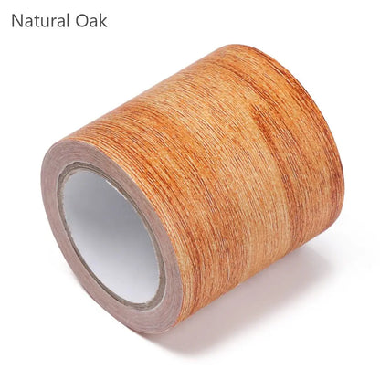 Wood Grain Repair Adhesive Tape - 5.7cm/8cm Floor Furniture Renovation Sticker for Skirting Lines Home Decor