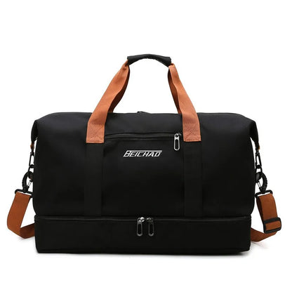 Travel Gym Bag – Short-Distance Luggage & Portable Fitness Duffel, Shoulder, Crossbody, and Weekender Carry-On Bag