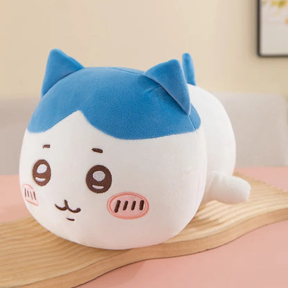 30/40cm MINISO Chiikawa Hachiware Plush Doll — Large Soft Cartoon Pillow Toy, Birthday Gift for Children & Girls