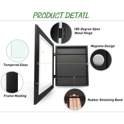 Kids Art Frames – Magnetic Front Open Display for Posters, Photos, Drawings, and Paintings, Home Decor Frametory