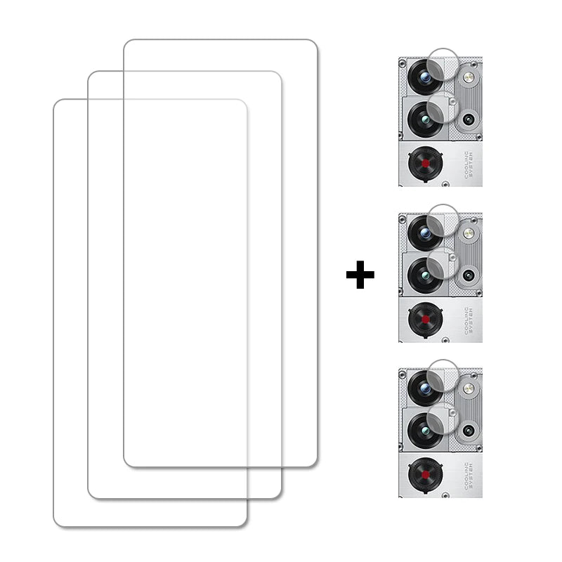 Tempered Glass Screen Protector for RedMagic 10 Pro Plus — Protective Glass & Camera Lens Film for Nubia Red Magic 10 Pro Plus