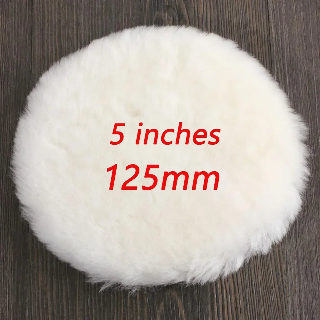 3/4/5/6/7-Inch Car Polishing Kit — Waxing Sponge, Wool, and Auto Paint Care Pads for Car Polisher