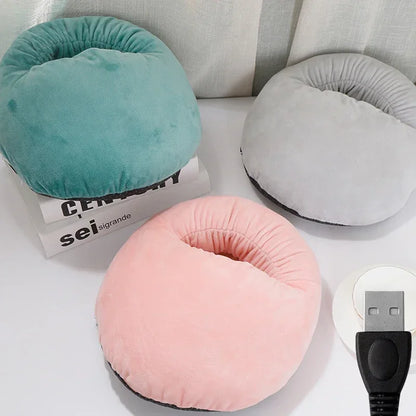 Electric Velvet Foot Warmer - Constant Temperature Heating Pad, Washable, Ideal for Winter Home and Bedroom Comfor