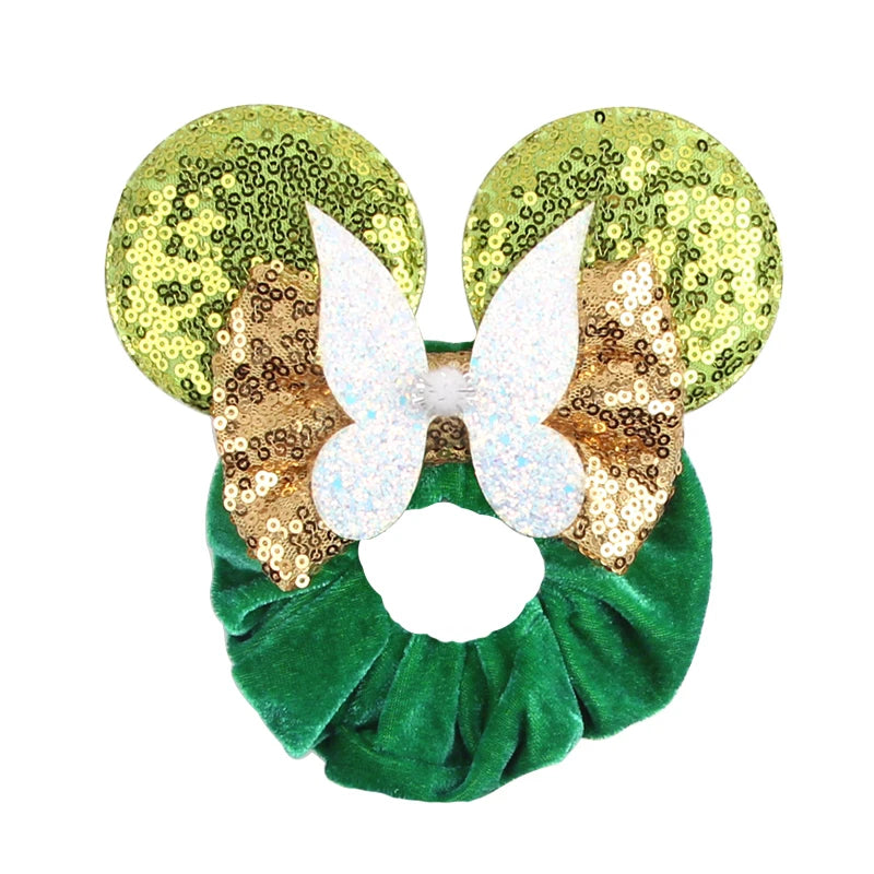 Velvet Mouse Scrunchies - Cute Elastic Ponytail Holders & Hair Accessories for Girls