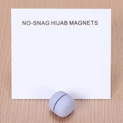 WLP Magnetic Hijab Clips - Solid Color Round Strong Magnet Pins for Silk Scarves Shawls Turban Accessories