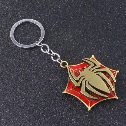 Rotatable Spider Blade Keychain - Creative Cosplay Backpack Charm for Men & Women
