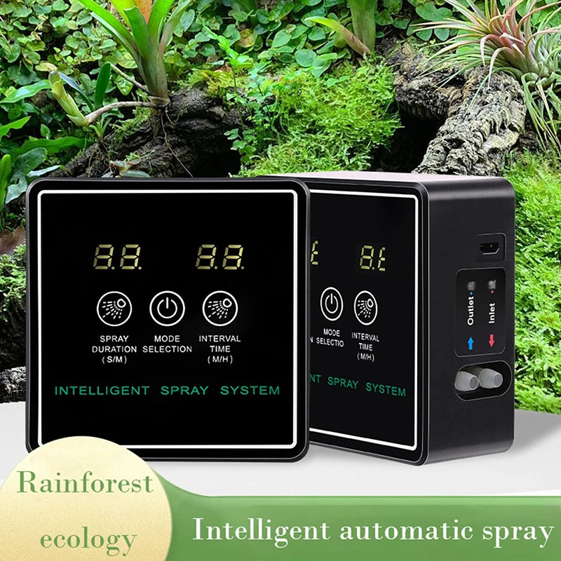 24V Quiet Misting Kit – Low Pressure Pump Spray System with Fog Nozzles for Dust Removal, Cooling & Humidification Watering System