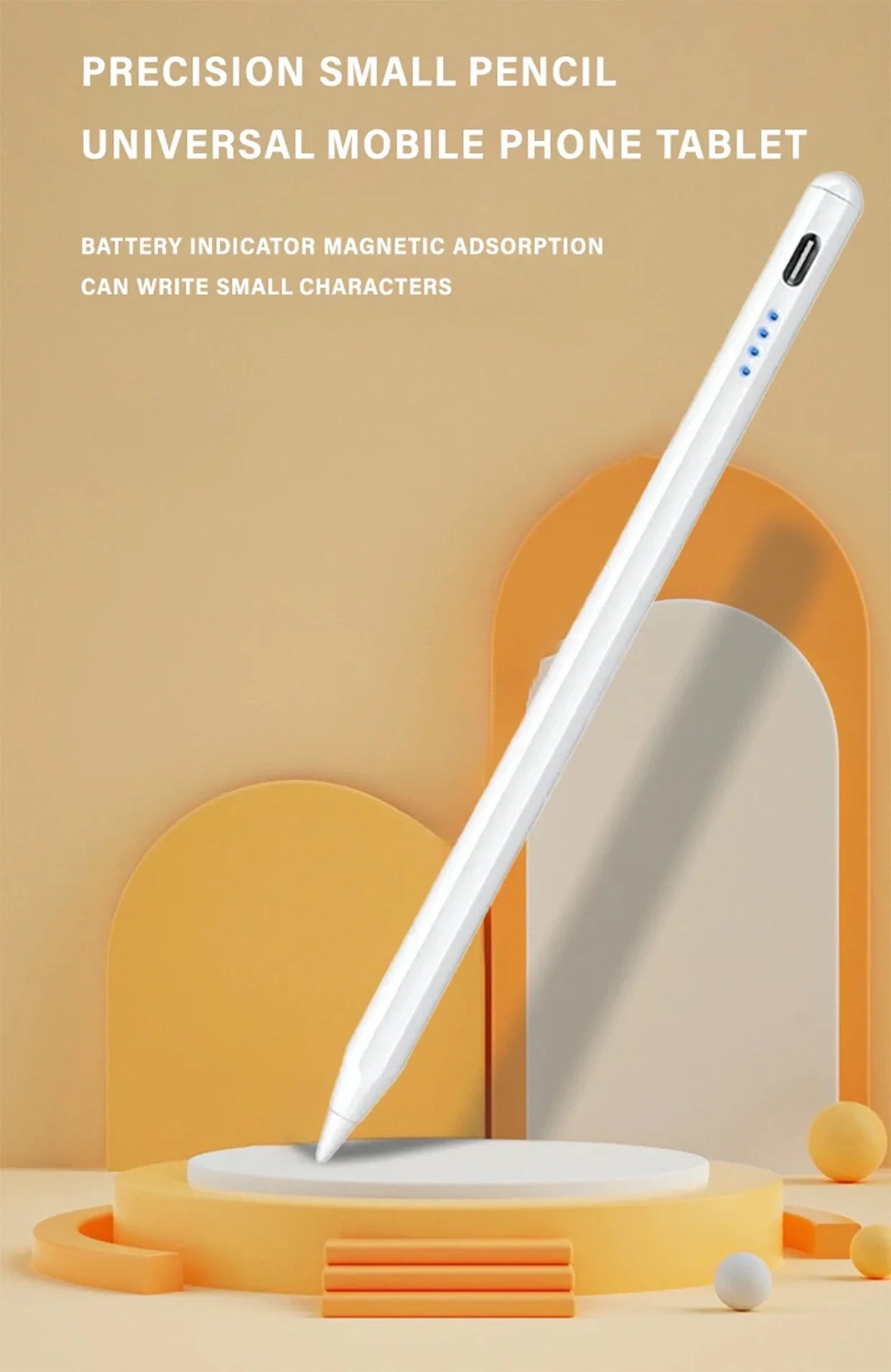 New Universal Touch Stylus Pen | Compatible with iPad, Apple Pencil, Huawei, Samsung, Lenovo & Xiaomi Phones