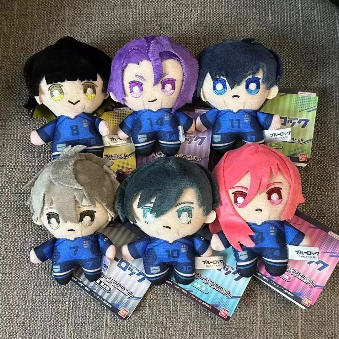 Mini Blue Lock Plush Keychain – Nagi Anime Backpack Charm & Cute Stuffed Doll Gift