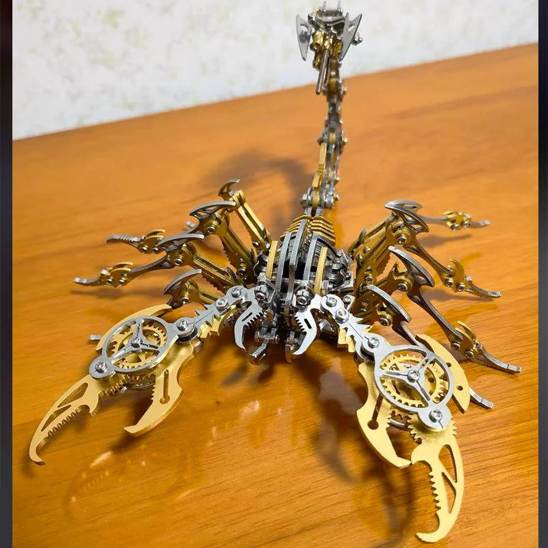3D Metal Mechanical Insect Puzzle – Anti-Stress Assembly Toy Kit for Kids and Adults