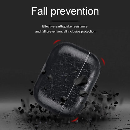 Leather Case for AirPods Pro 2 — Business Earphone Cover for Apple AirPods 3 & Pro 2nd Gen USB-C