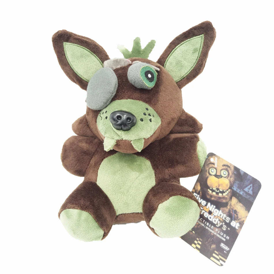 FNAF Freddy’s 18cm Plush Toy – Stuffed Bear & Rabbit Game Plush for Kids Birthday & Christmas Gift