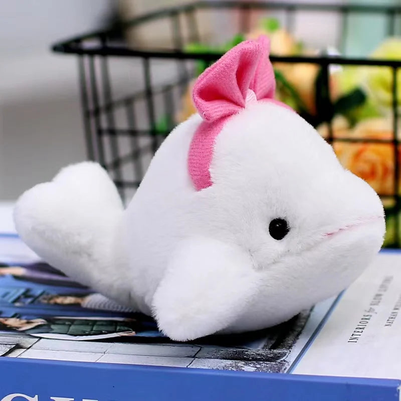 Cute Marine Animal Plush Keychains – Seal, Shark & Whale Soft Toy Pendants for Bags, Cars, and Children’s Gifts