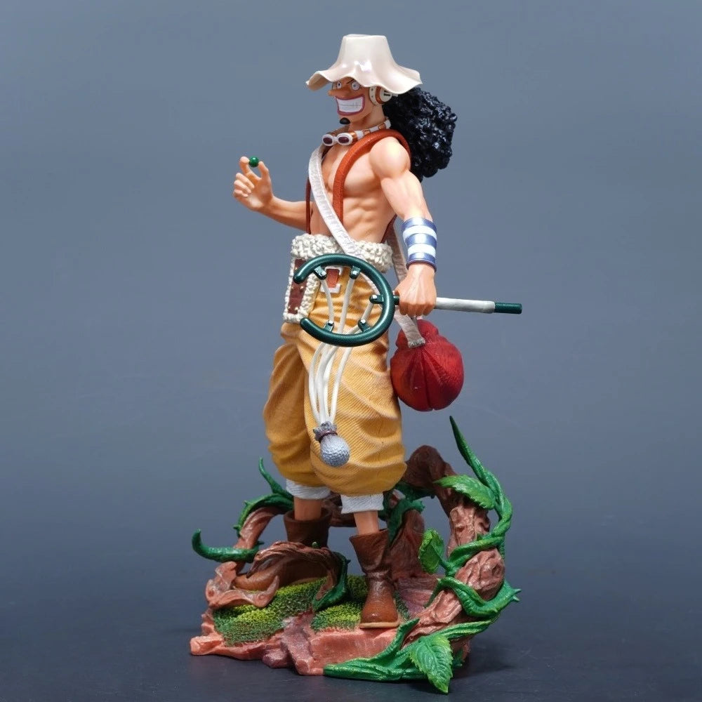 25cm One Piece Anime Figure — Usopp PVC Action Statue, Desktop Ornament Collectible Model Toy, Gift for Fans