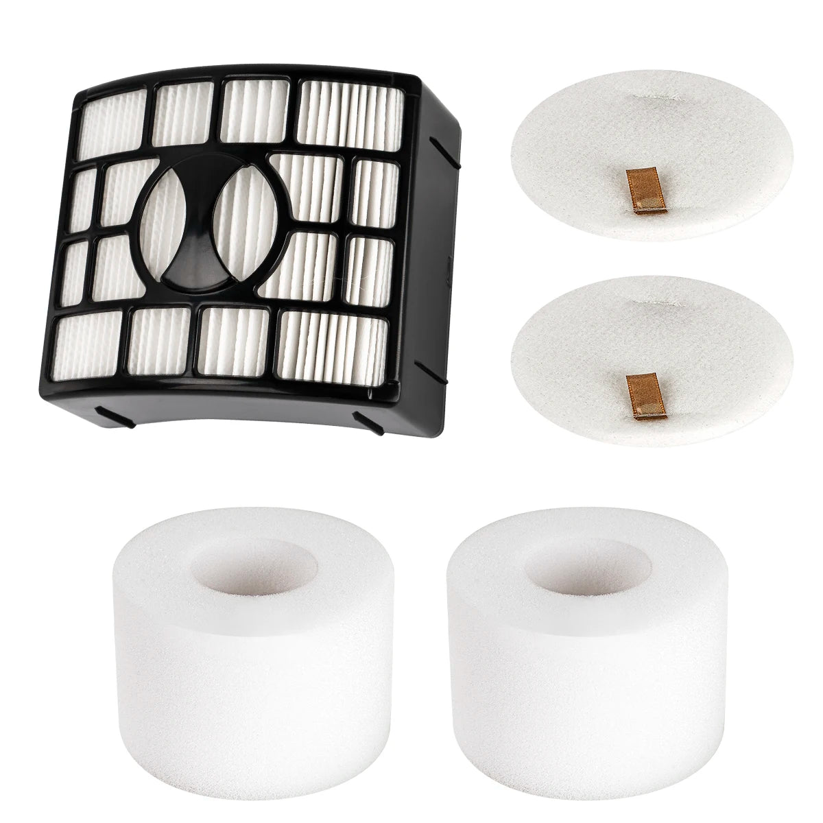 Vacuum Cleaner Foam & HEPA Filters - Replacement Filters for Shark NV350, NV600, NV650 & More
