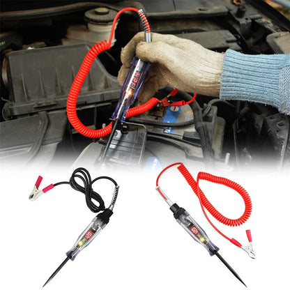 Car Truck Voltage Circuit Tester: Auto 6V-24V Diagnostic Probe Test Pen - Electric Measuring Pen Tool with Light Bulb