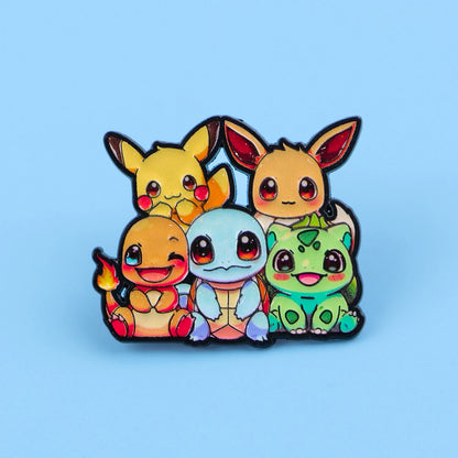 Cute Cartoon Animal Enamel Pins - Anime Figure Brooches for Backpacks, Clothing & Gifts