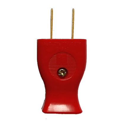 2-Pole Bakelite Power Plug - 15A Rewirable US Male Plug and Female Socket for Wiring and Power Cables