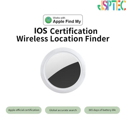 JSPTEC AirTag Bluetooth GPS Tracker - IPX5 Waterproof Mini Finder for iOS, Kids, Pets & Everyday Tracking